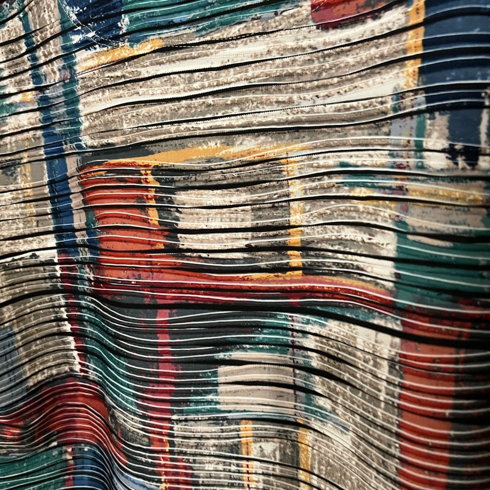 Multiples Striped Multicolor Button Jacket - image 5